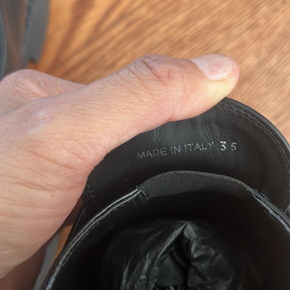 Prada Milano Dal 1913 Chocolate brushed leather loafers Black - Picture 3 of 3